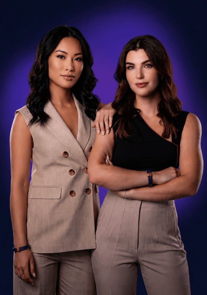 Two professionals wearing Signature Cuff bracelets — share your Referral Circle shop link and earn when friends buy